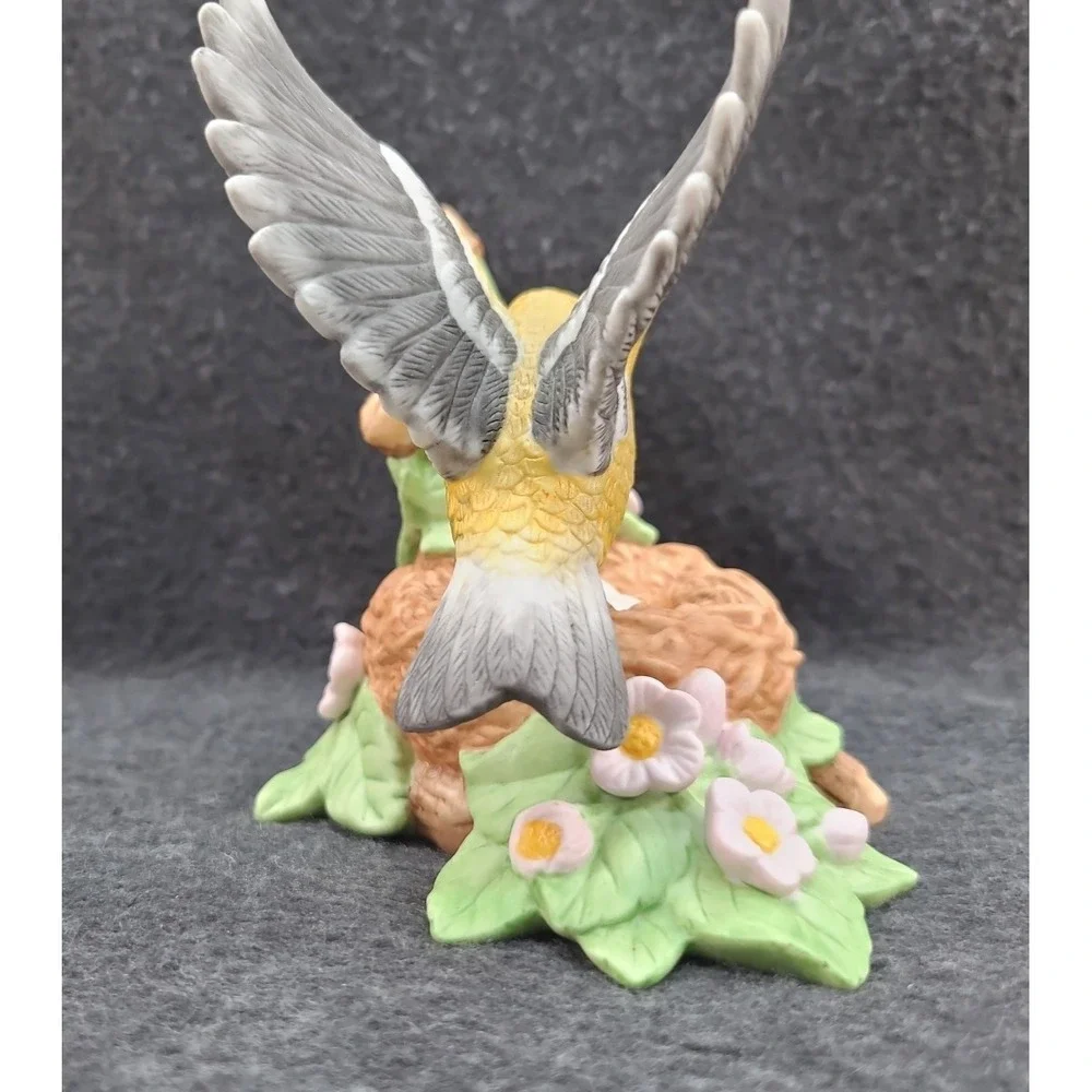 Lenox Goldfinch Female Bird Sculpture  5
